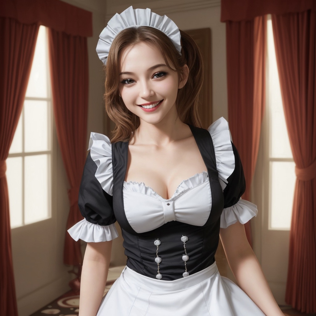 AI画像 - コスチューム（メイド） -  - 4枚目